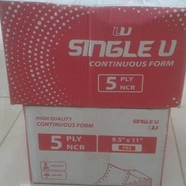 

Continuous Form Uk. 9,5 x 11/2 Inch, 5 Ply PRS Bagi 2 NCR Single U