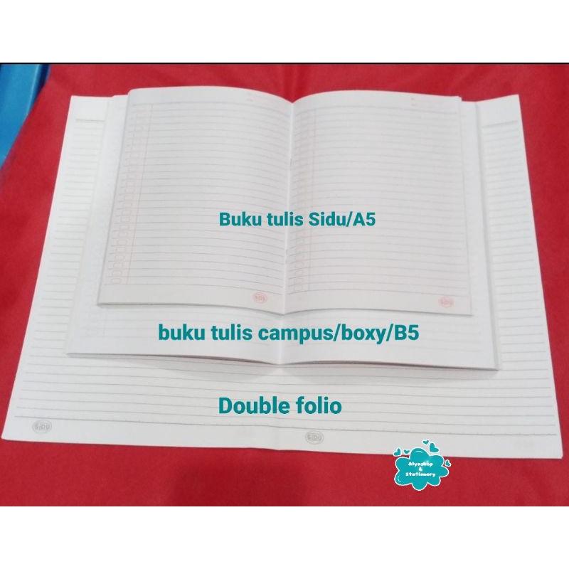 SiDU Double Folio Bergaris 100 Lembar