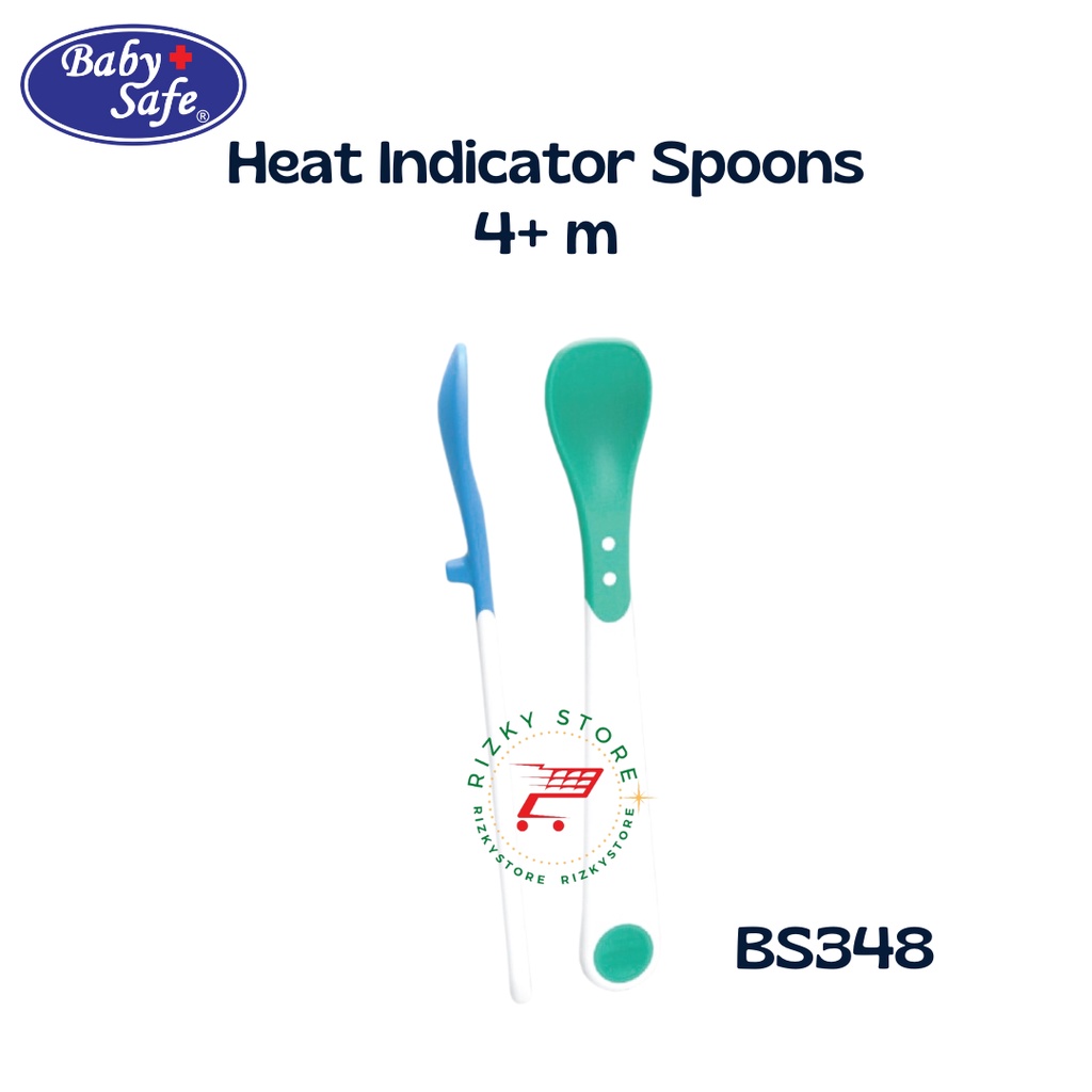 Baby Safe sendok makan bayi safety/Heat Indicator Spoons BS347 BS348