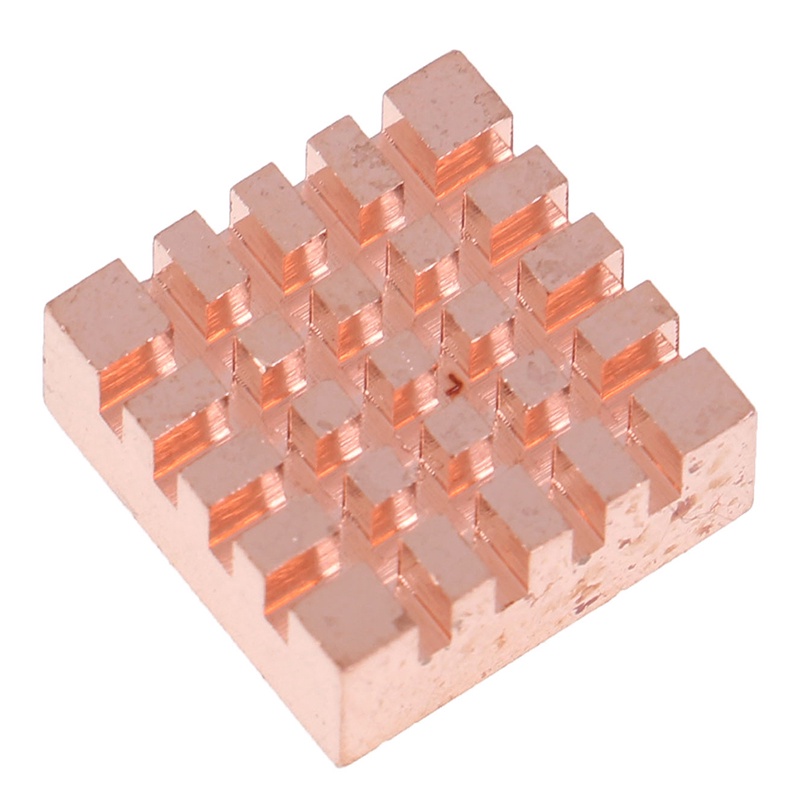 (LUCKID) 8pcs / set Heat Sink Tembaga Pendingin Kartu Grafis RAM