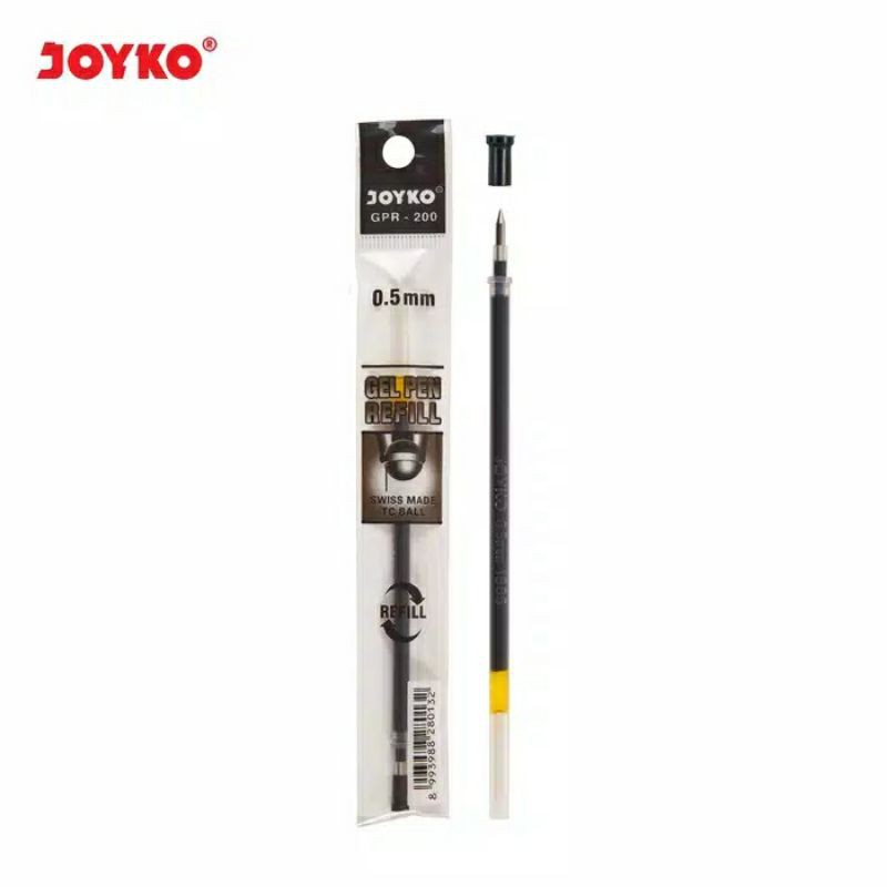 

JOYKO Refill Gel Pen GPR-200 0.5mm hitam 1Pack / 24Pcs