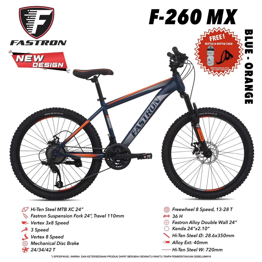 Sepeda Gunung MTB 26 Fastron F260 MX