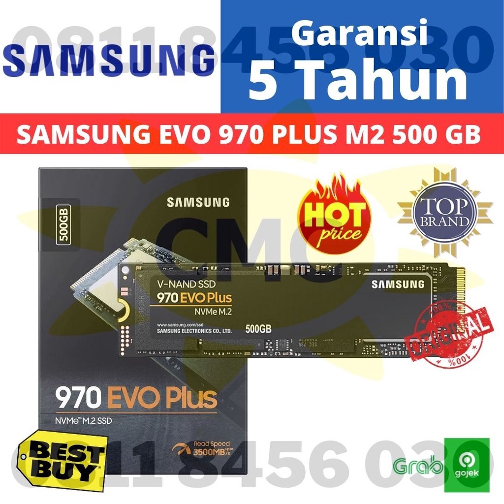 SSD SAMSUNG 970 EVO PLUS M.2 NVMe  500GB