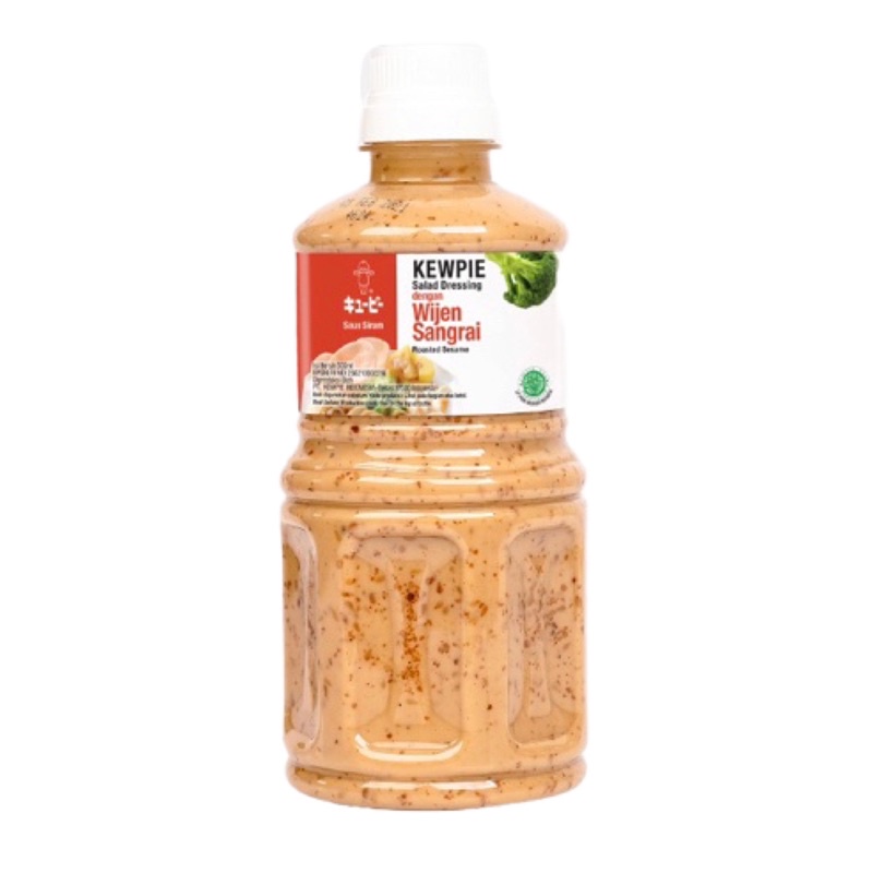 

KEWPIE Salad Dressing Dengan Wijen Sangrai 500 ml / KEWPIE/Salad/Wijen Sangrai/sesame