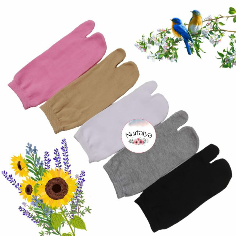 Kaos Kaki Jempol Pendek Semata Kaki Remaja Wanita