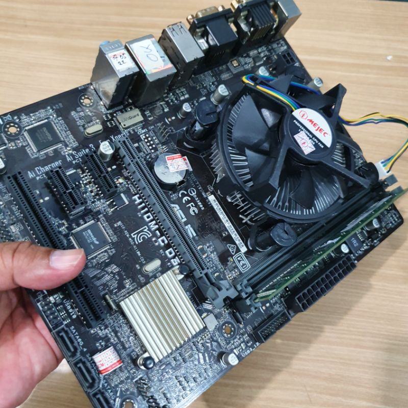 Paket i3 6100 3.70 ghz plus Mobo H110 Biostar I ASUS + ram 4gb