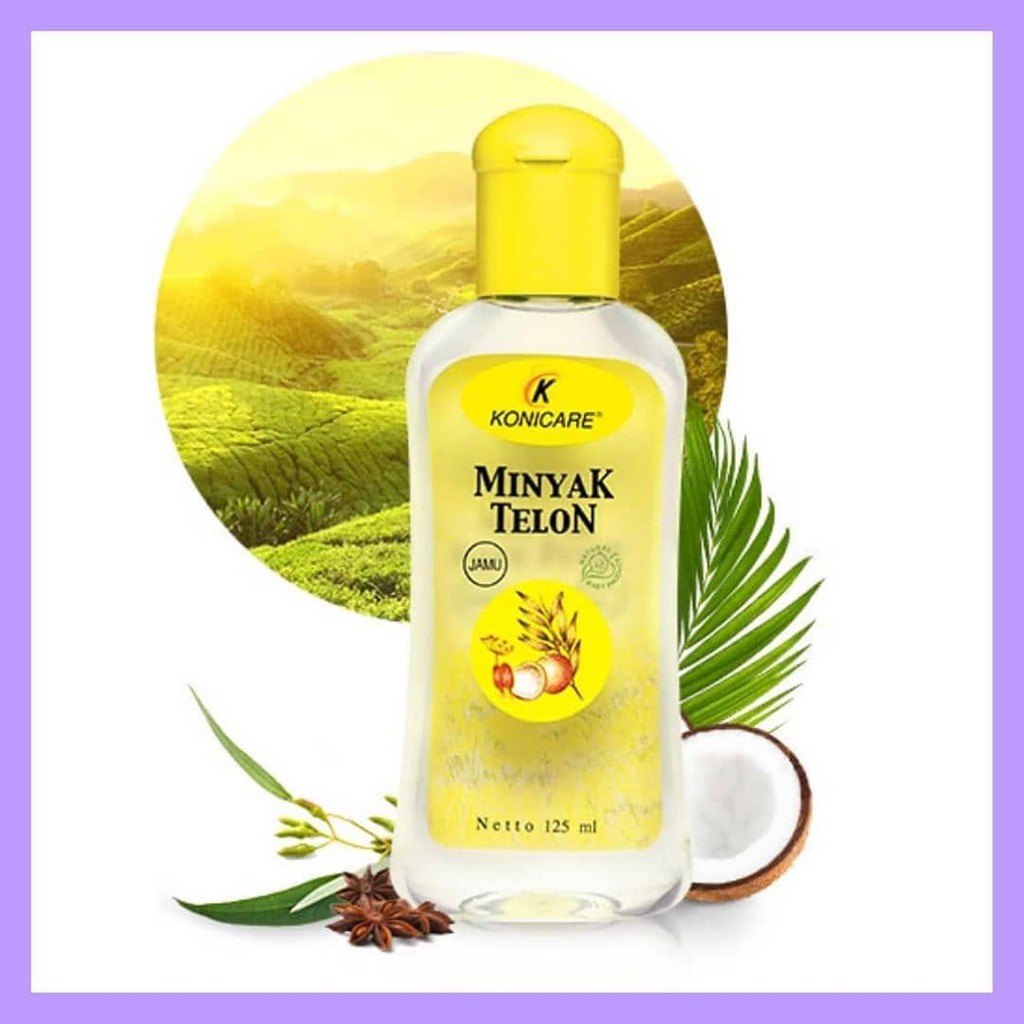 Konicare Minyak Telon Kuning / Minyak Telon Plus Ungu Botol 125 ml