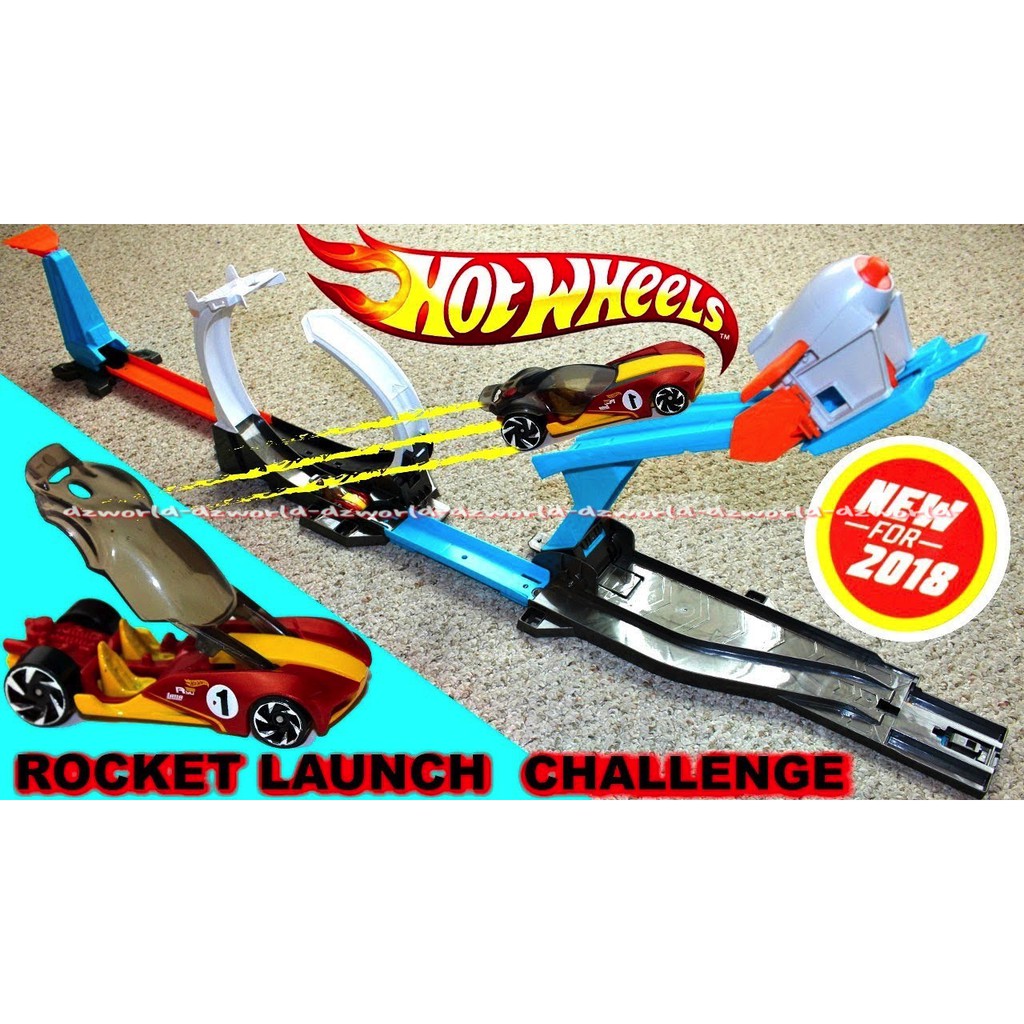 Hot wheels Rocket Launch Challenge Hot will Mainan Mobil Mobilan Car Dengan Track