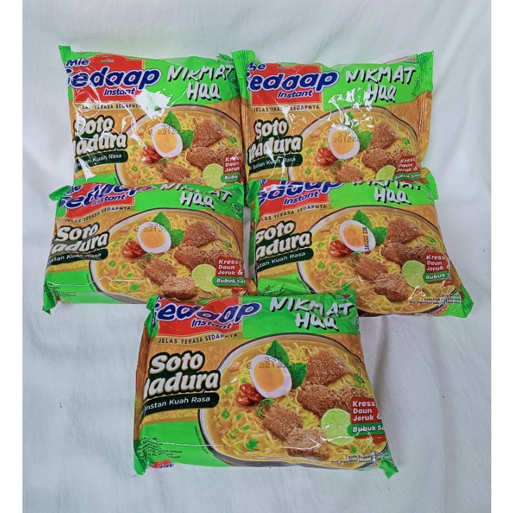 

mie sedaap instan rasa soto Madura ayam bawang baso spesial 82gr