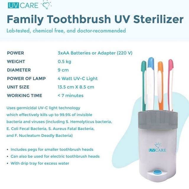 UVCARE Toothbrush Sterilizer holder uvcare