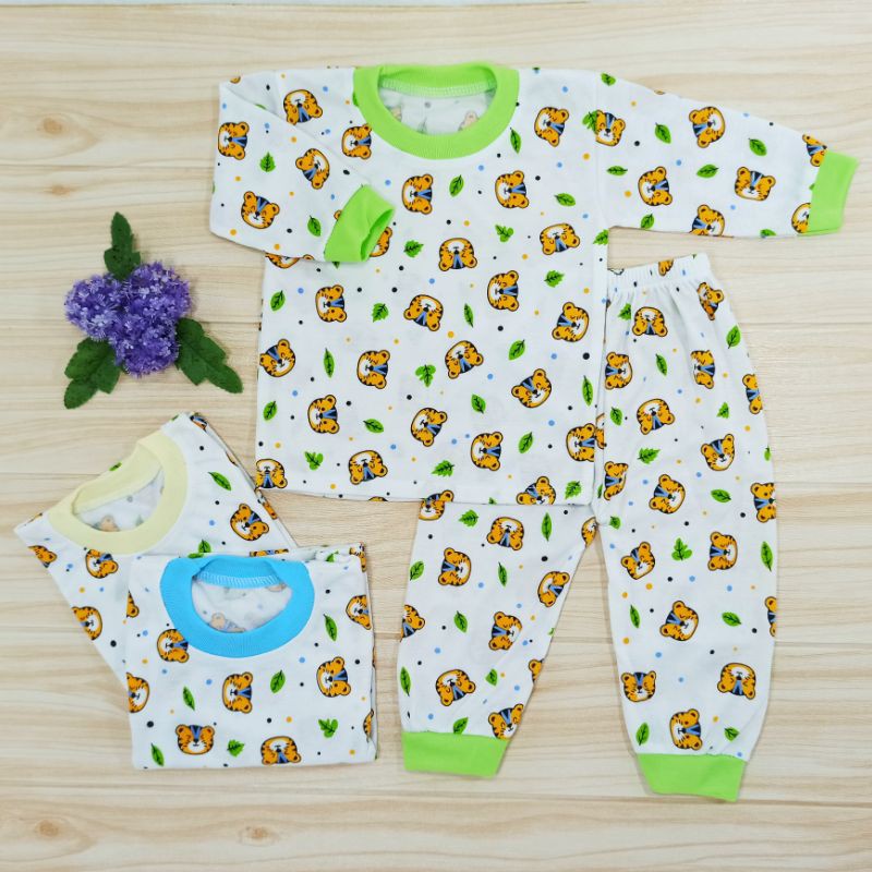 [Ss-8054] Pakaian Bayi size 0-12bulan, Piyama Anak, Baju Tidur Bayi, Baju Anak Lengan Panjang