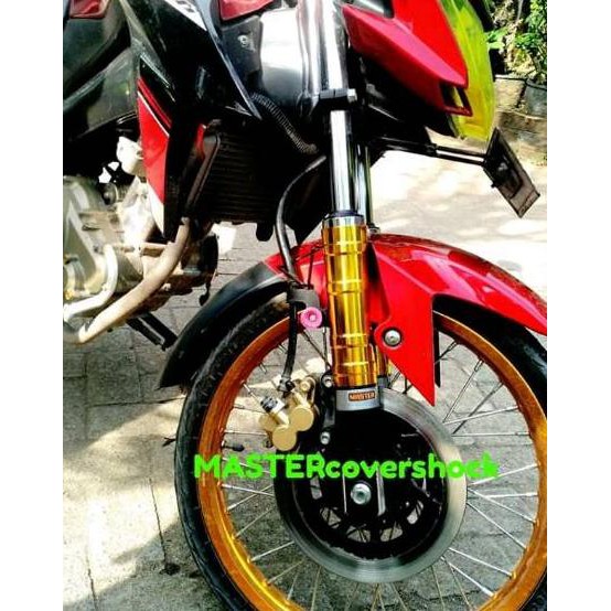 Flash 7 Cover Shock Depan Motor Sport Vixion Cb150r Verza Megapro Gl Satria Fu New Cover Shock Mo Shopee Indonesia