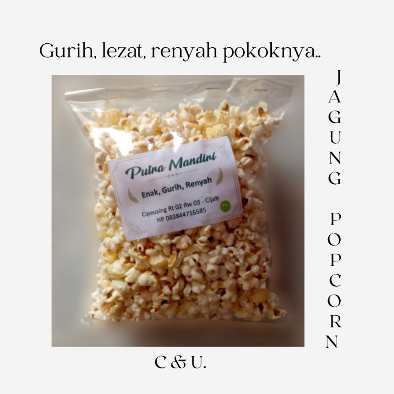 

jagung Popcorn enak rasanya asli Cilacap