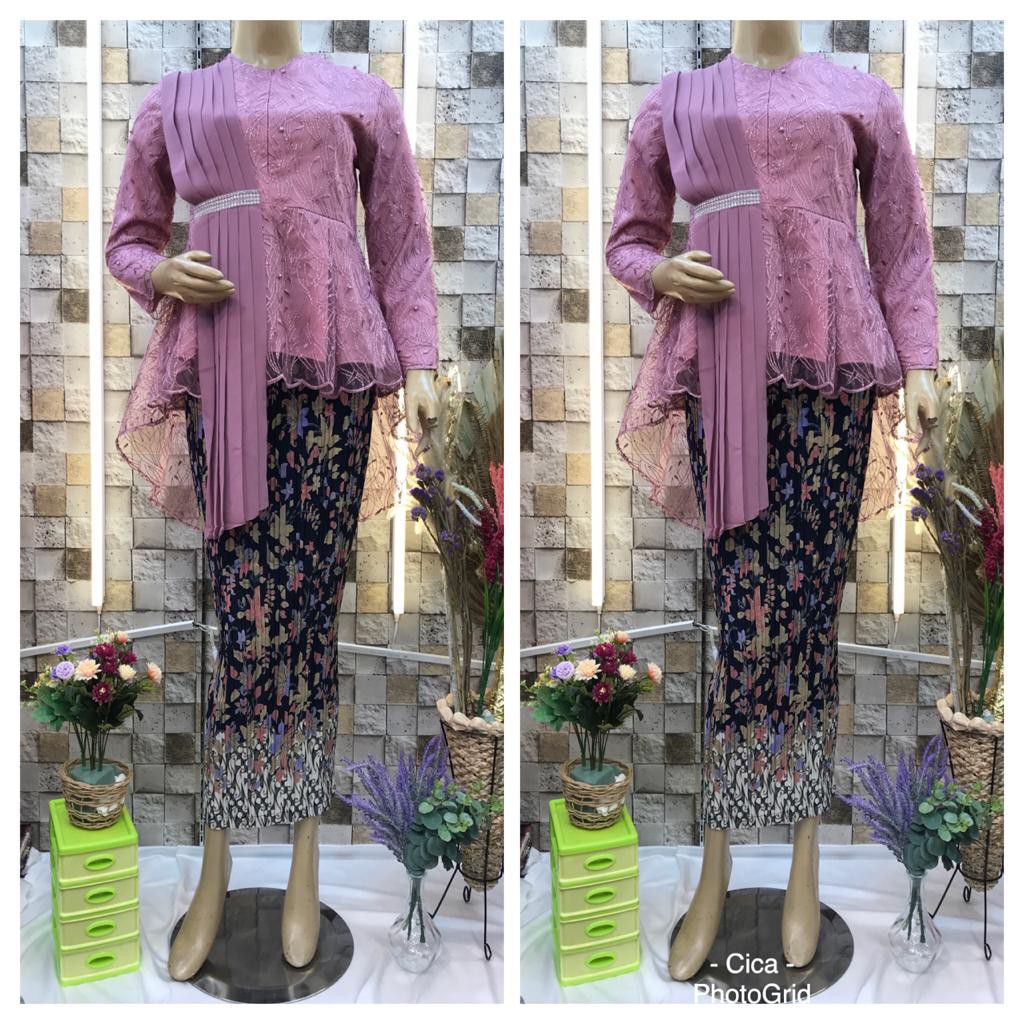 PROMO SET KEBAYA TULLE KONDANGAN / SET KEBAYA TULLE PESTA / KEBAYA ANAK MUDA