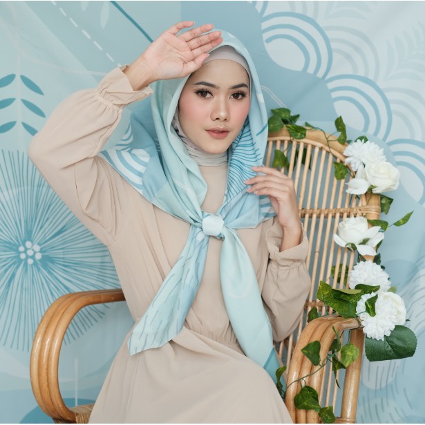 KERUDUNG SEGI EMPAT PRINTING MOTIF JILBAB SEGIEMPAT HIJAB SEGIEMPAT SCARF VERANA