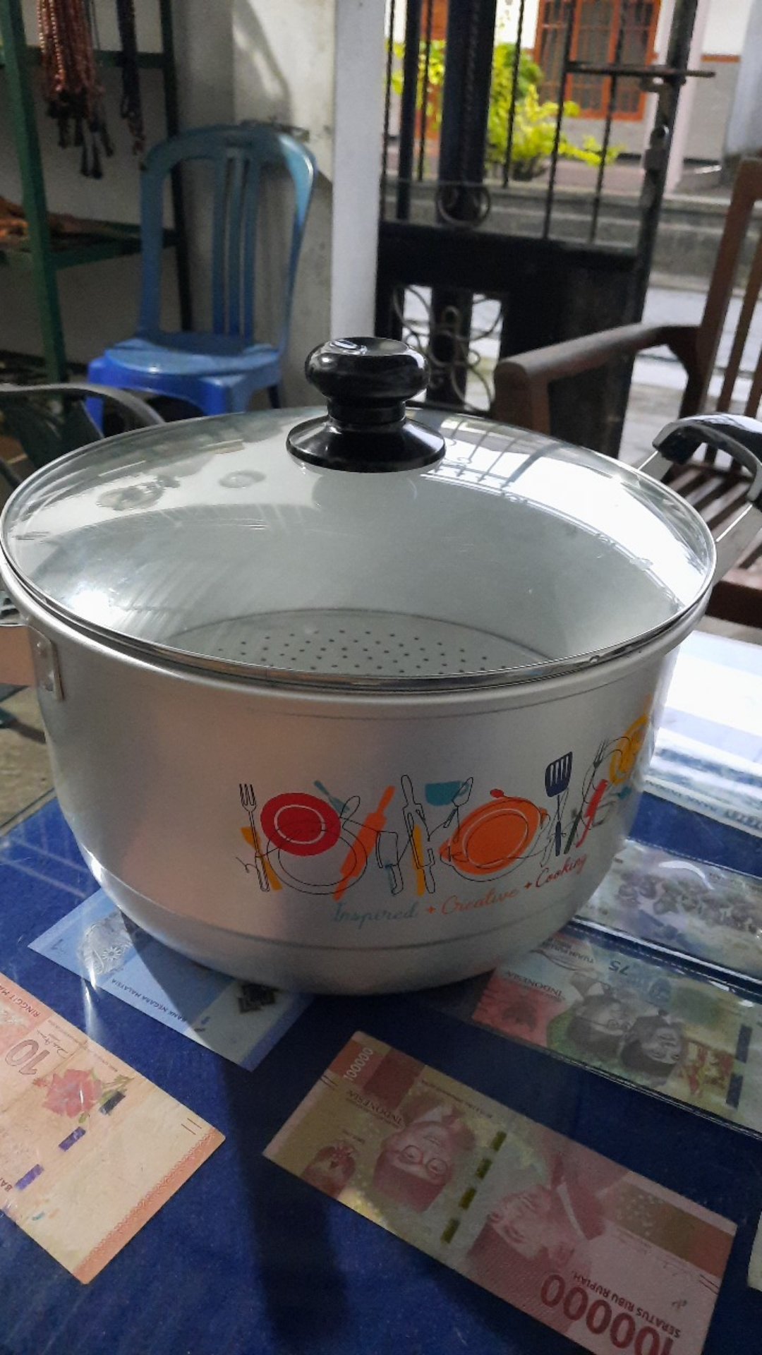 Panci Kukus 28cm  (steamer/dandang) Alcor Maspion
