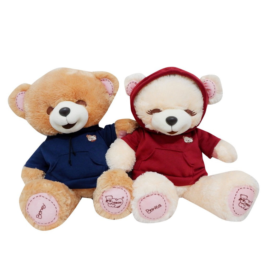 Boneka Beruang Boney Bonita Hoodie Istana Boneka premium baju bear jaket teddy bear peluk hadiah imut cantik couple kopel pasangan