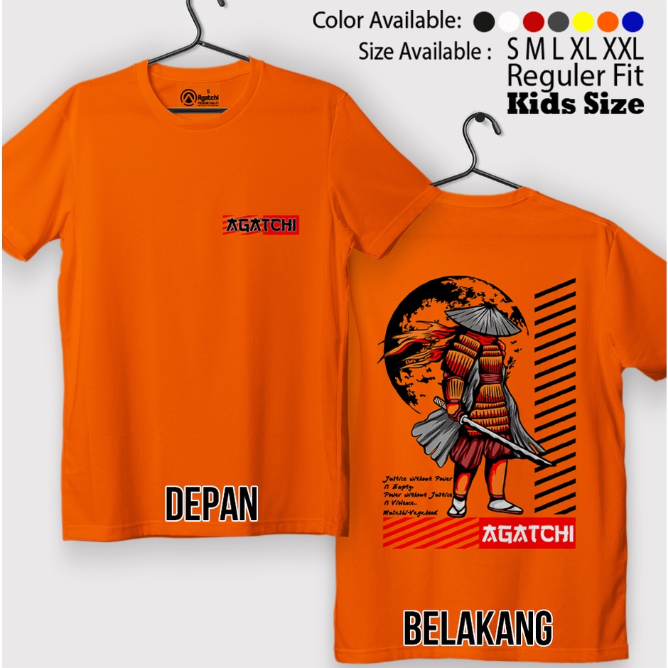 Musashi Samurai , Baju Anak / Kaos Distro Anak / Kaos Atasan Anak Laki laki / Kids T Shirt