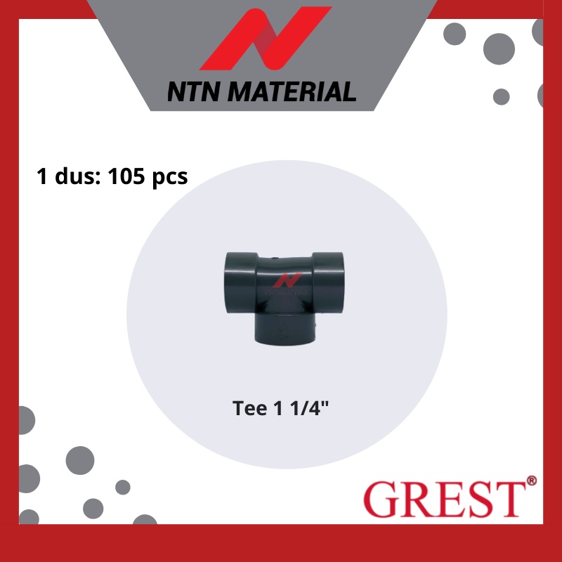 TEE/T POLOS AW GREST 1 1/4" inch Fitting Pipa PVC (DUS)