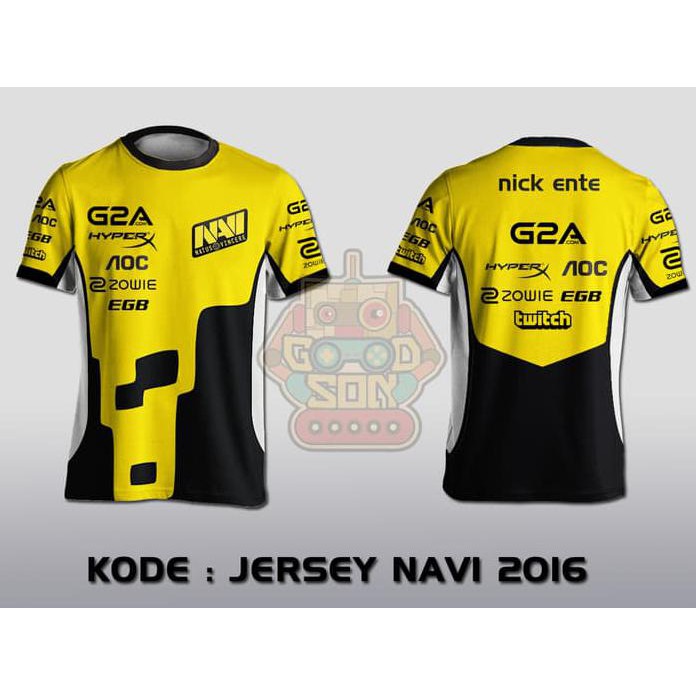 Jersey / Kaos Team Gaming Dota 2 Navi (Natus Vincere) 2016 Top Quality