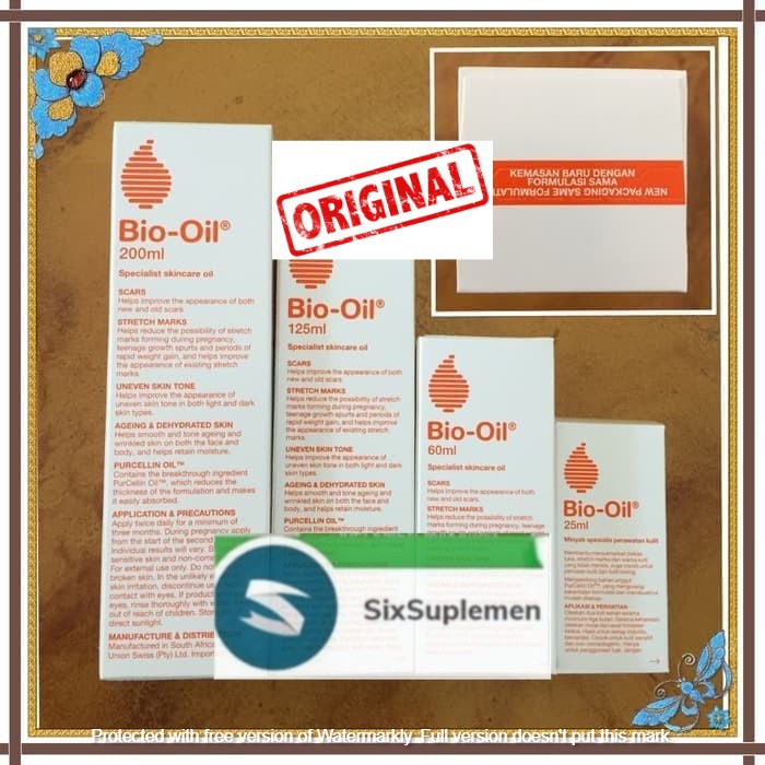 Bio Oil Original Penghilang Bekas Luka stretchmark 125 ml (CAIR)