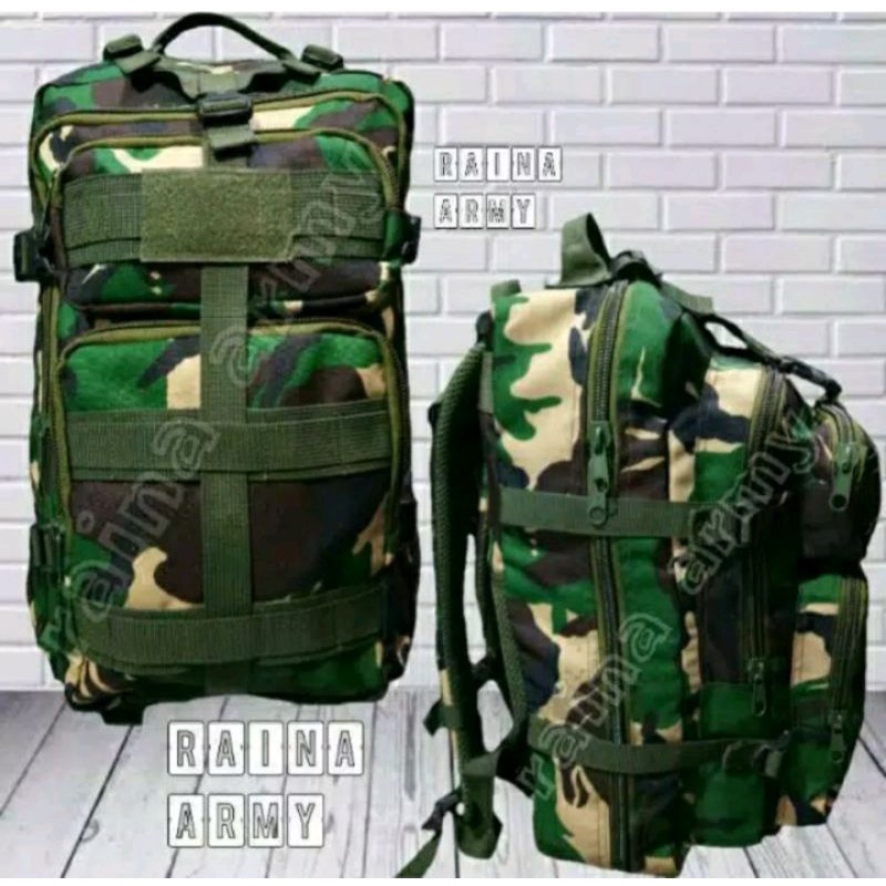 TAS RANSEL MODEL JATAH TNI//TAS RANSEL MODEL JATAH TNI ARMY TACTICAL LORENG