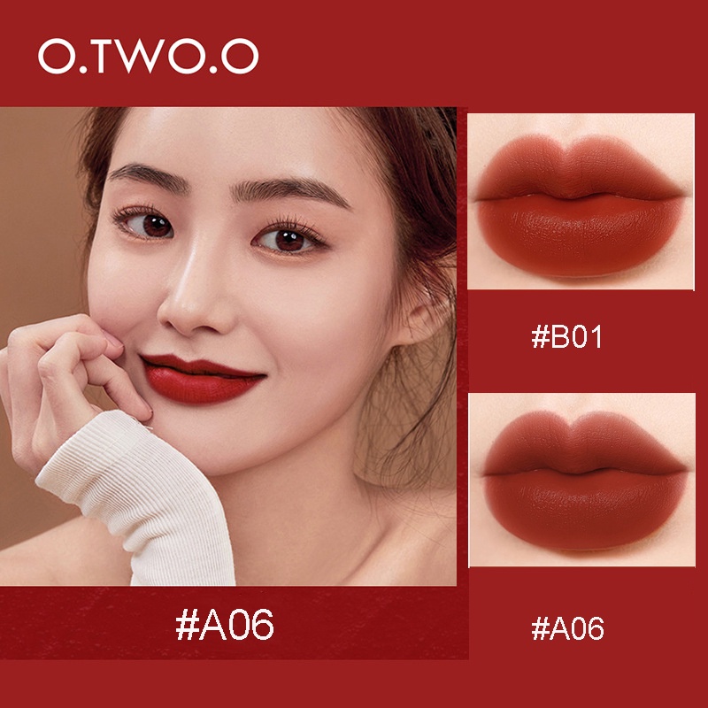 O.TWO.O Matte Lip Gloss Long Lasting Color Non-Stick Liquid Lipstick