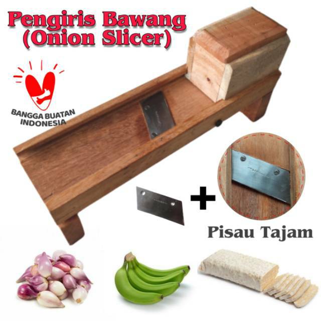 Promo Irisan Bawang, Irisan Kentang, Irisan Singkong, Onion Slicer Pengiris Bawang, Keripik