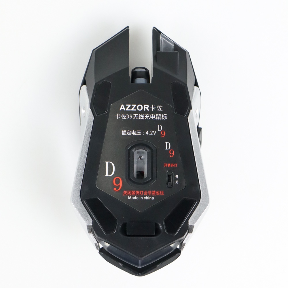 AZZOR Wireless Gaming Mouse RGB 7 Color 2000 DPI Rechargeable - D9