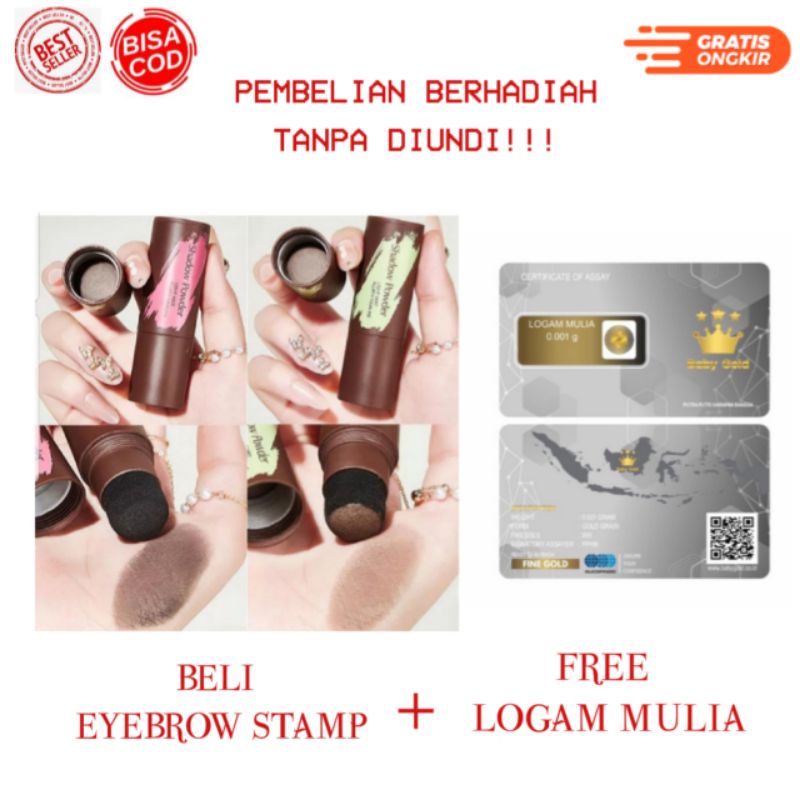 [COD] BAILAMEI CETAKAN ALIS INSTAN BEDAK ALIS | EYEBROW POWDER | EYEBROW STAMP | STEMPEL ALIS WATERPROOF | IBCCCNDC