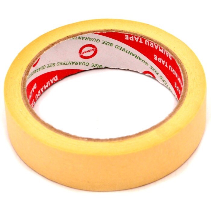 

MASKING TAPE 24mm X 21 Meter DAIMARU / LAKBAN KERTAS 1 Inch DAIMARU