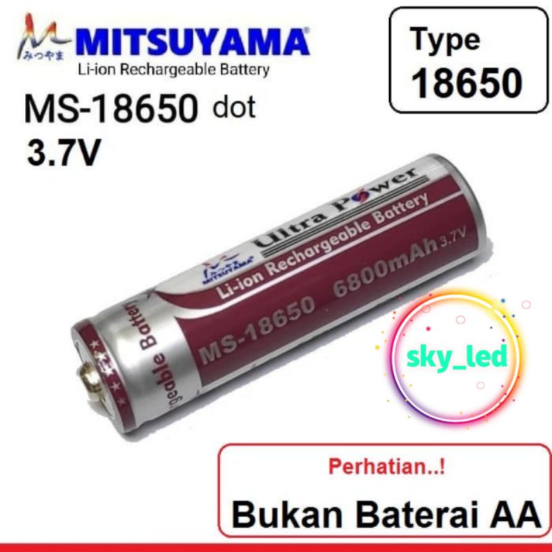 Baterai ULTRAFIRE / Baterai Charge/ Batrerai 18650 / Batrai Isi Ulang