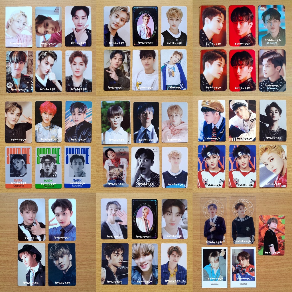 Official NCT Mark Photocard NCT 127 Dream 2020 SuperM PC Sticker Yearbook YB US Tour Set