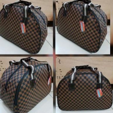 Barang Pilihan.. TRAVEL BAG ELLE JUMBO/TRAVEL BAG LV DAMIER/TAS PULANG KAMPUNG