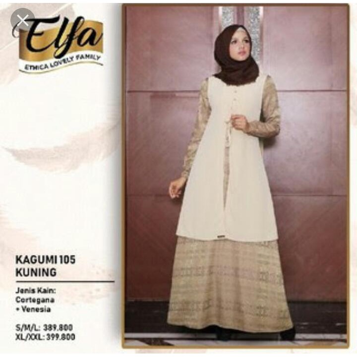 GAMIS TERBARU 2020 ETHICA KAGUMI 105 KUNING