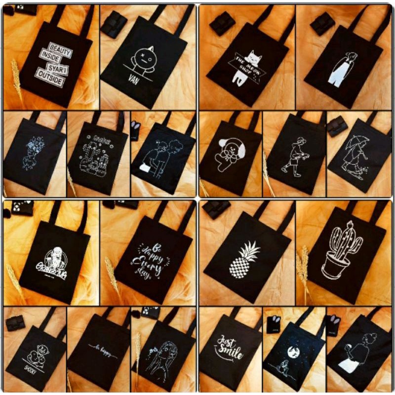 [RESLETING] Vinderu Totebag Hitam PART 2