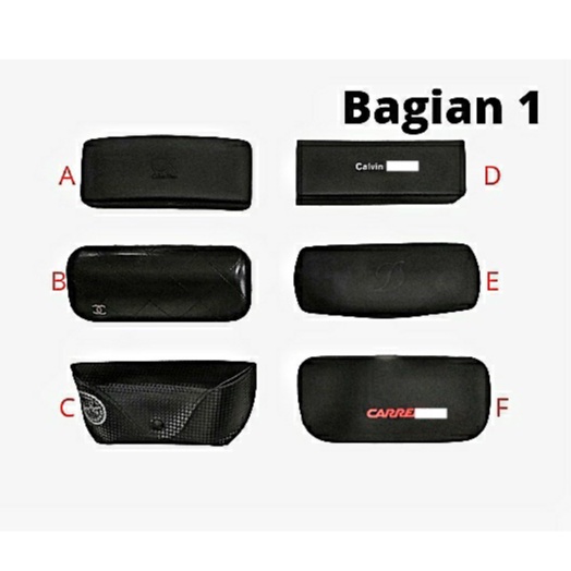 Kotak Kacamata Dewasa Bagian 1- Eyeglass Case / BS