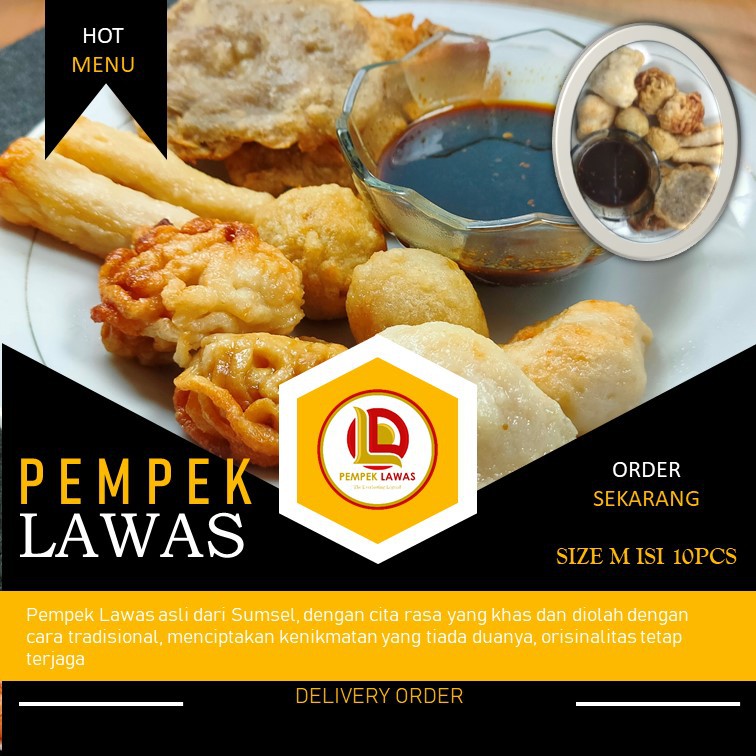 

PEMPEK LAWAS size M frozen isi 10 Asli dari sumsel