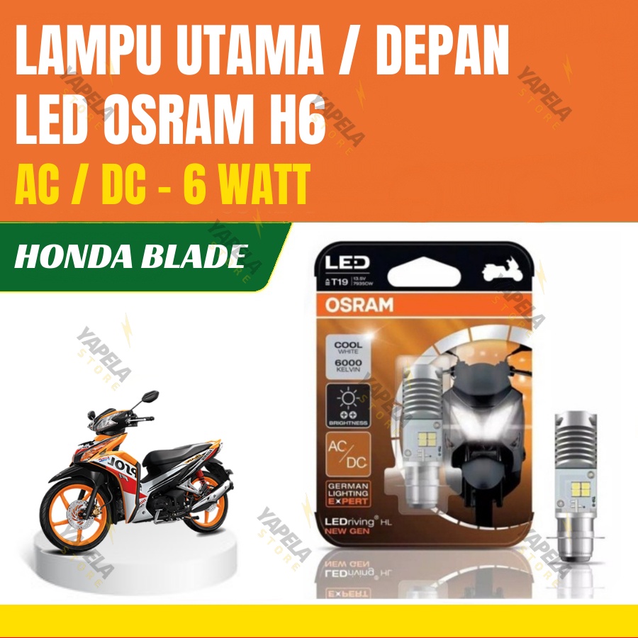 Lampu Depan LED Honda Blade OSRAM ORIGINAL H6-T19