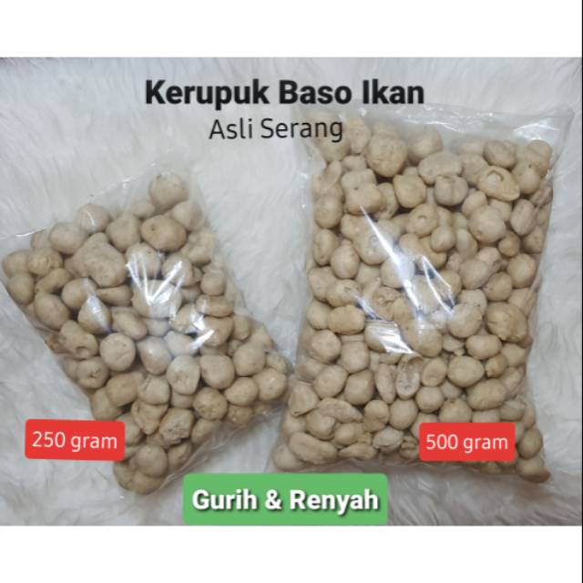 

Kerupuk baso ikan