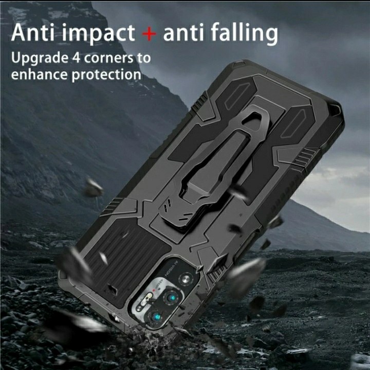 Xiaomi Redmi 10 10A 10C 2022 Redmi 9T 9C 9A 9 8 8A Pro 7A 6A 6 5A 4A Note 5A Hard Case Robot i-Crystal With Belt Clip