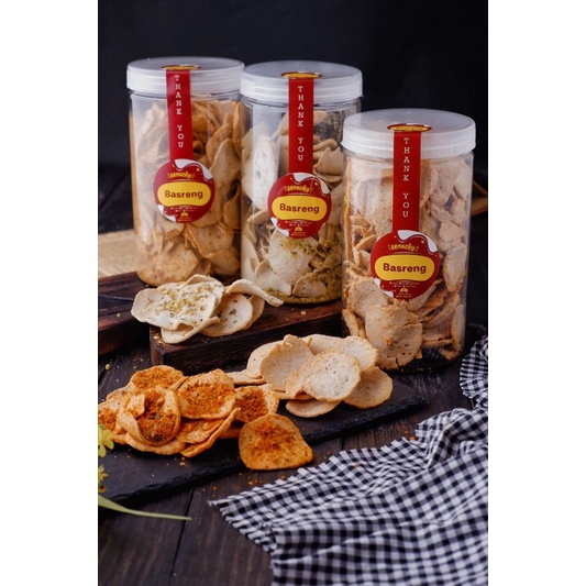 

Senacky Basreng 220 Gram Snack Cemilan Dengan Kemasan Toples