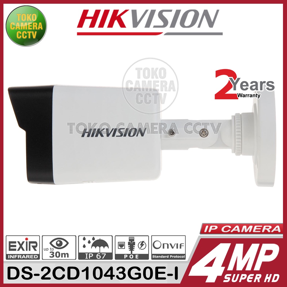 IP CAMERA OUTDOOR 4MP HIKVISION DS-2CD1043G0E-I