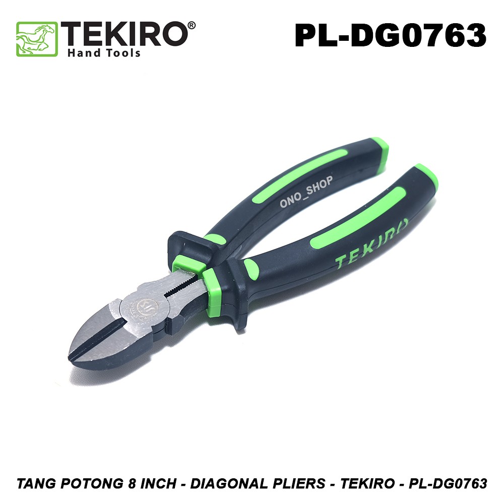 Tang Potong 8 Inch Diagonal Pliers Tekiro PL-DG0763