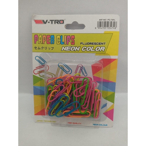

Paper Clip Warna Vitro Penjepit kertas