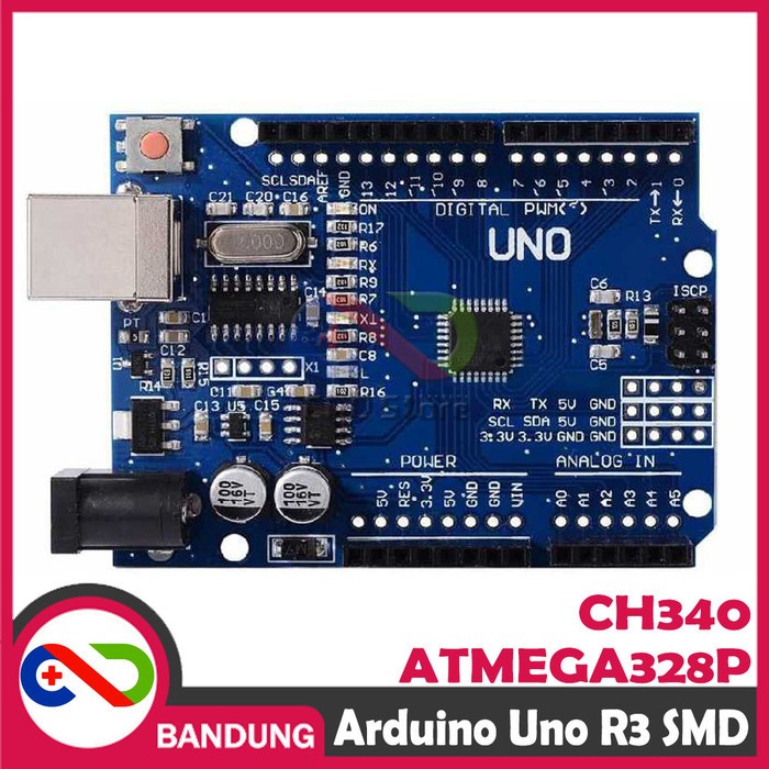 UNO R3 ATMEGA328P SMD CH340 ATMEGA328P-PU