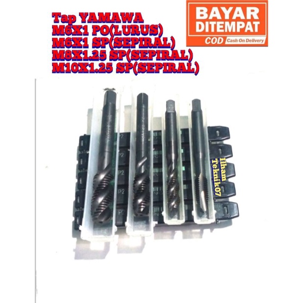 YAMAWA handtap  TAP SET hand TAP DRAT BAUT 10 12 14 HAND TAP SET YAMAWA BOR TAP TAP ulir tap drat