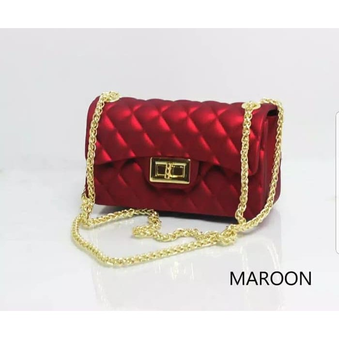 Tas Chanel Chevron Clasic Mini - Hitam