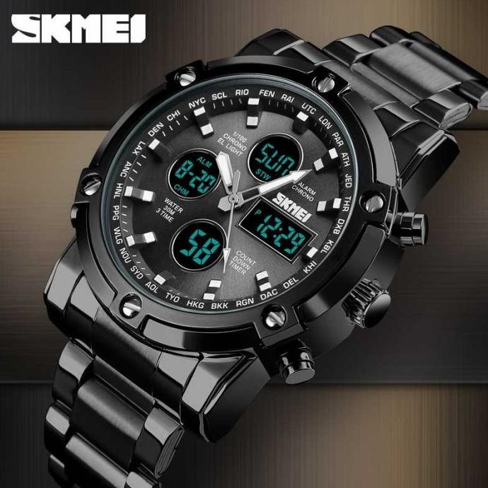 Jam tangan pria digital skmei 1389 Original Skmei