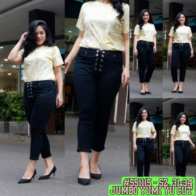 CP KANCING 10 YUMI YU CUT JUMBO JEANS 551115 551118